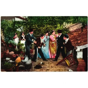 Sevilla En La Huerta Del Tio Milindris Spain Postcard